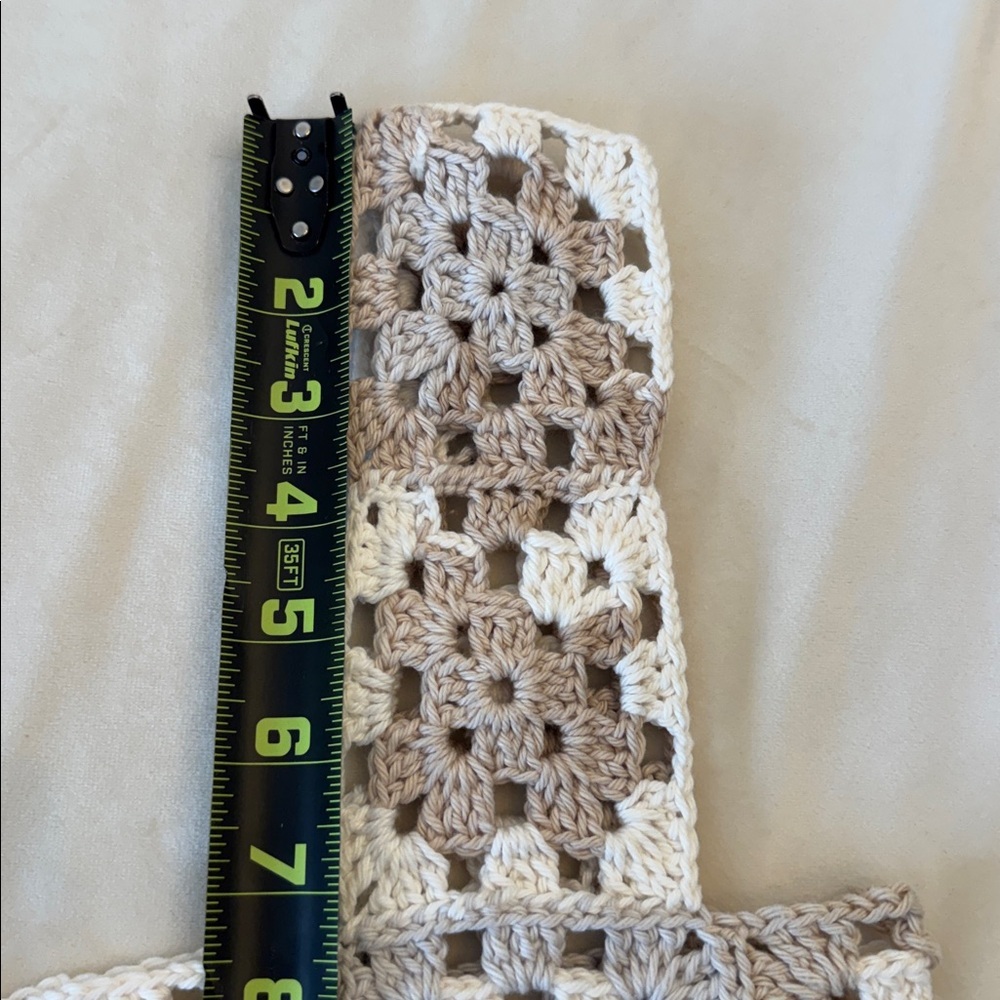 HAND CRAFTED Granny Square Crochet Patchwork Tank Top, see measurements - Picture 10 of 10